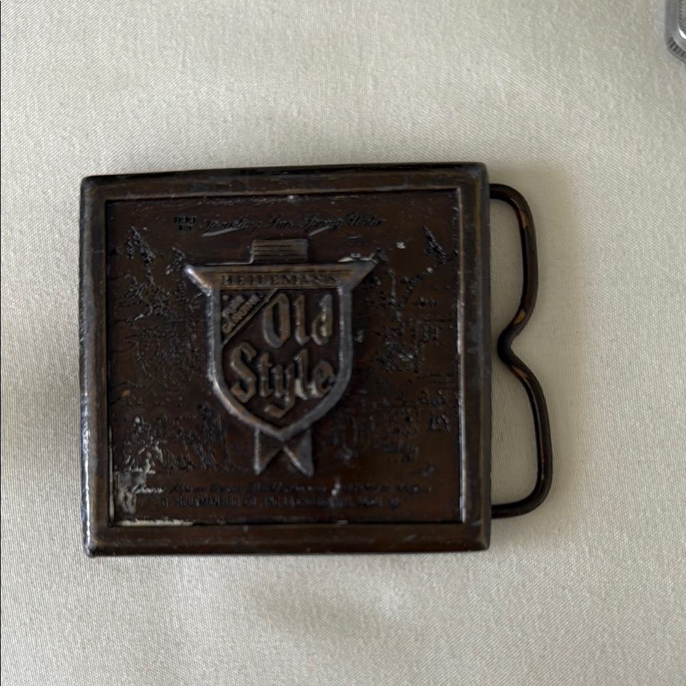 Heileman's Old Style Belt Buckle